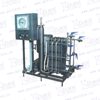 Комплект оборудования для пастеризации (пастеризатор-охладитель молока) ИПКС-013-1000
